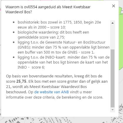 5 Toon MKWB-lagen De MKWB werden aangeduid op basis van een geografische en statistische analyse op een