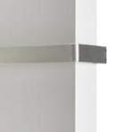 De ruimte tussen de muur en de radiator is zo goed als onzichtbaar (slechts 4 tot 5 mm).