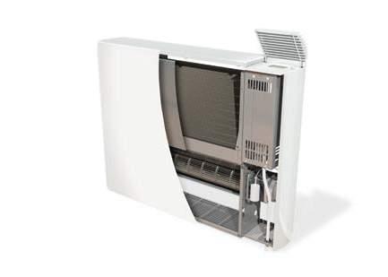 lagergelegen condensatieafvoer beschikbaar is, kan een condensatiepomp worden gemonteerd en aangesloten.