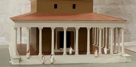Bezoekers kunnen in een ondergrondse ruimte onder meer korte animatiefilms bekijken over het leven van jonge Romeinen. Ook is er een een interactief online project.