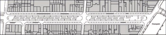 Huidige situatie: parkeerplaatsen: 181 plaatsen laden en lossen: 18 aanpassingen: De stoepen worden opgeknapt en voorzien van klinkerbestrating met hardstenen stoepranden.