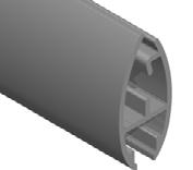 Beschwerprofil 2135 0,60 0,60 /St /P 2134 Onderlat ovaal 28x13 mm, incl kleefstrip Profil de charge 28x13 mm, avec strip