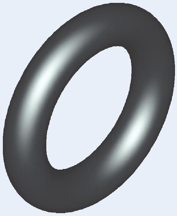O-ringen Maataanduidingen De gebruikelijke benaming voor een O-ring omvat de binnendiameter, de snoerdikte, het materiaal en de hardheid: O-ring 50-3 NBR 70 Hardheid in Shore A Materiaalafkorting
