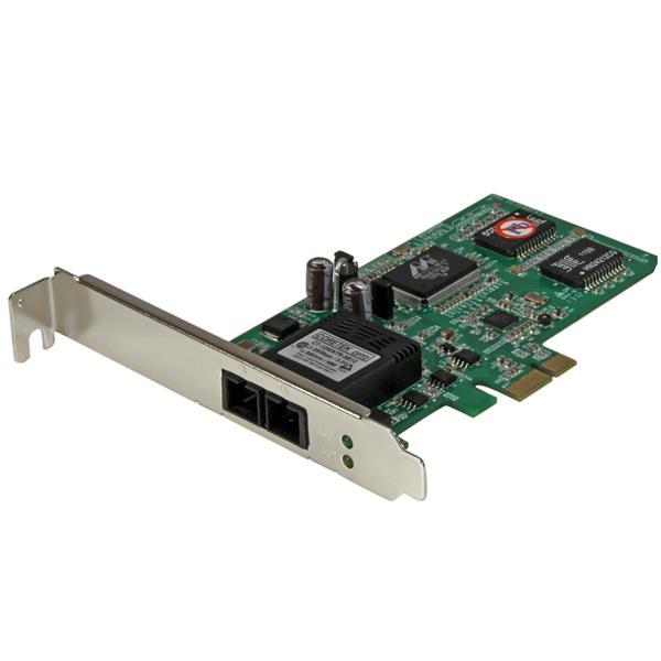 PCI Express (PCIe) gigabit Ethernet Multimode SC glasvezel netwerkkaart adapter NIC - 550 m Product ID: PEX1000MMSC2 Met de PEX1000MMSC2 PCIe gigabit glasvezel netwerkkaart kunt een desktop direct