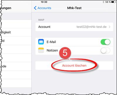 Emailaccount verwijderen DeInstellingen op de ipad resp. iphone zijn bereikbaar via uw homescreen.