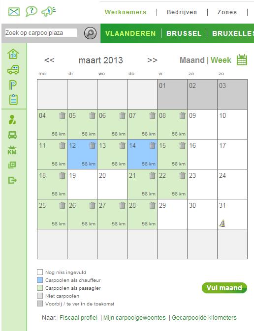 2. Verklaring op eer: ONDERSTEUNING 3.