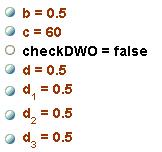 Kijk na met behulp van checkdwo Definieer eerst een Boolean, bijvoorbeeld de Boolean met de naam q: En toets op ENTER.