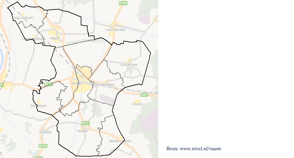 Dementie gemeente Raalte In 2013 waren in de gemeente Raalte 631 bewoners met dementie (Alzheimer Nederland, 2013).