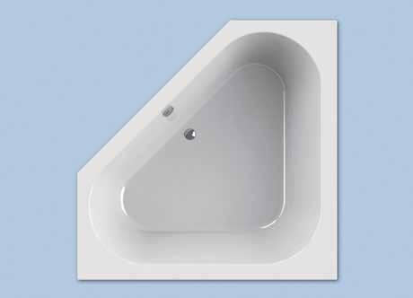 FILI BD INBOUW 8WVEDESIGN 8 Met de Filia verdient het hoekbad, door zijn strakke symmetrische vorm, nu ook in de meest moderne badkamer een mooi plekje.