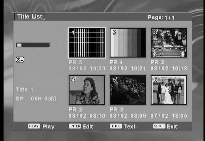 DVD's afspelen en bewerken Dit gedeelte behandelt de verschillende functies voor het bewerken van DVD's. Ga eerst naar DVD Videos. 1 Druk op [DVD] om de DVD-modus te selecteren.