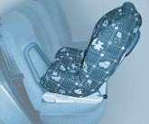 ISOFIX-BEVESTIGINGEN De passagiersstoel van uw auto is uitgerust met een ISOFIX-bevestiging. Deze bevestiging bestaat uit 2 ringen geplaatst tussen de rug en de zitting van de stoel.