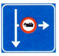 L10 L11 L12 1 Vooraanduiding verkeersmaatregel voor deaangegeven richting. Berkeersbord geldt alleen voor de aangegeven rijstrook/rijstroken. verkeersbord geldt alleen voor de aangegeven rijstrook.