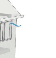 De BUVA Stream ventilatieroosters kunnen in alle BUVA Vital Air Systemen worden toegepast: Ventileren door een hellend dak BUVA Vital Air System