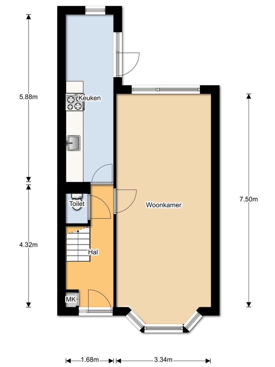 Aan deze plattegrond kunnen geen rechten worden ontleend.