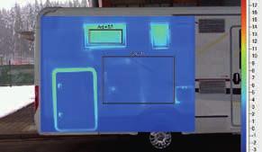 VENTILATIE EN KOELING Adria voertuigen zijn ook ontworpen voor comfort, met geavanceerd beheer van luchtstromen, goede ventilatie, getinte ramen en de mogelijkheid om een airconditioning aan te