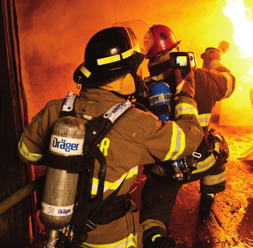 Goed zicht bij nul zicht Rook, dampen, gevaarlijke stoffen. Voor brandbestrijders is het een hele uitdaging om zich goed te oriënteren.
