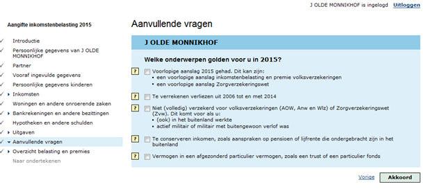 Meneer Jansen: Pensioen: 10.000 WOZ-waarde: 150.000 Hypotheek: 100.000 Hypotheekrente: 2.000 Medicijnkosten: 1.