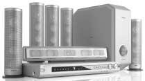 /AV DISC TUNE H G B C A F J X710 12nc: 8239 300 30621 X710 Front Speaker (right) A B Front Speaker (left) Centre Speaker MW loop antenna D FM antenna E C AC MAS DVD /