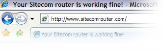 router reeds geconfigureerd voor internet