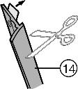 u Aansluitkabel met behulp van een touw zo leggen, dat het apparaat na het inbouwen gemakkelijk aan te sluiten is.