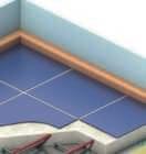 plaat is bestemd voor het thermisch isoleren van vloeren.