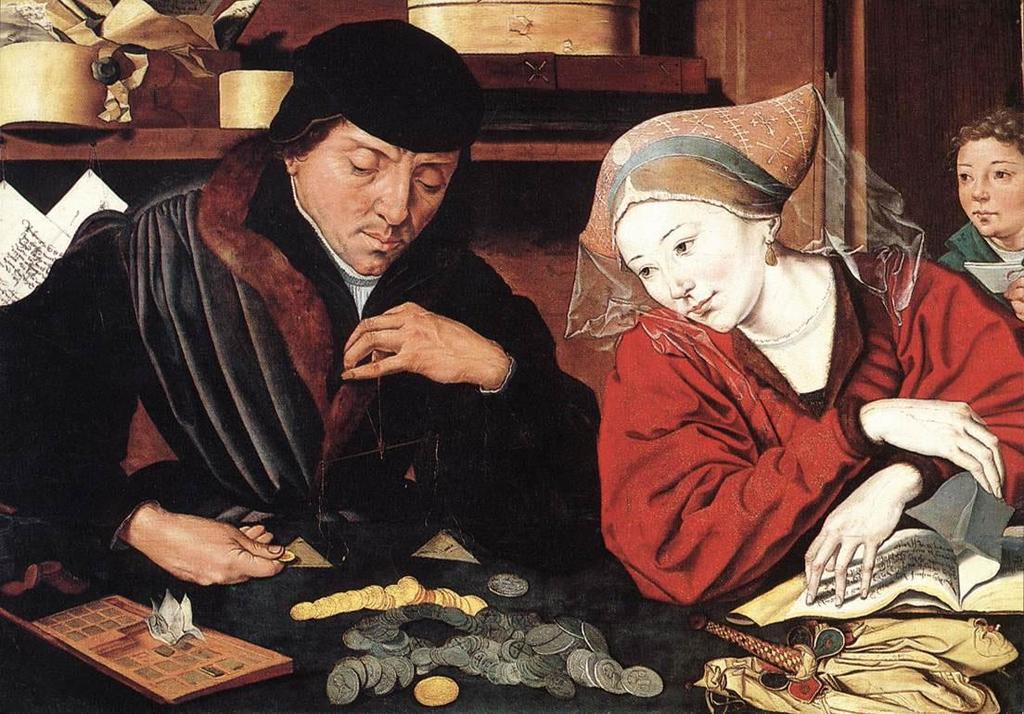 Marinus van Reimerswale, De geldwisselaar (1541) KA14: De opkomst