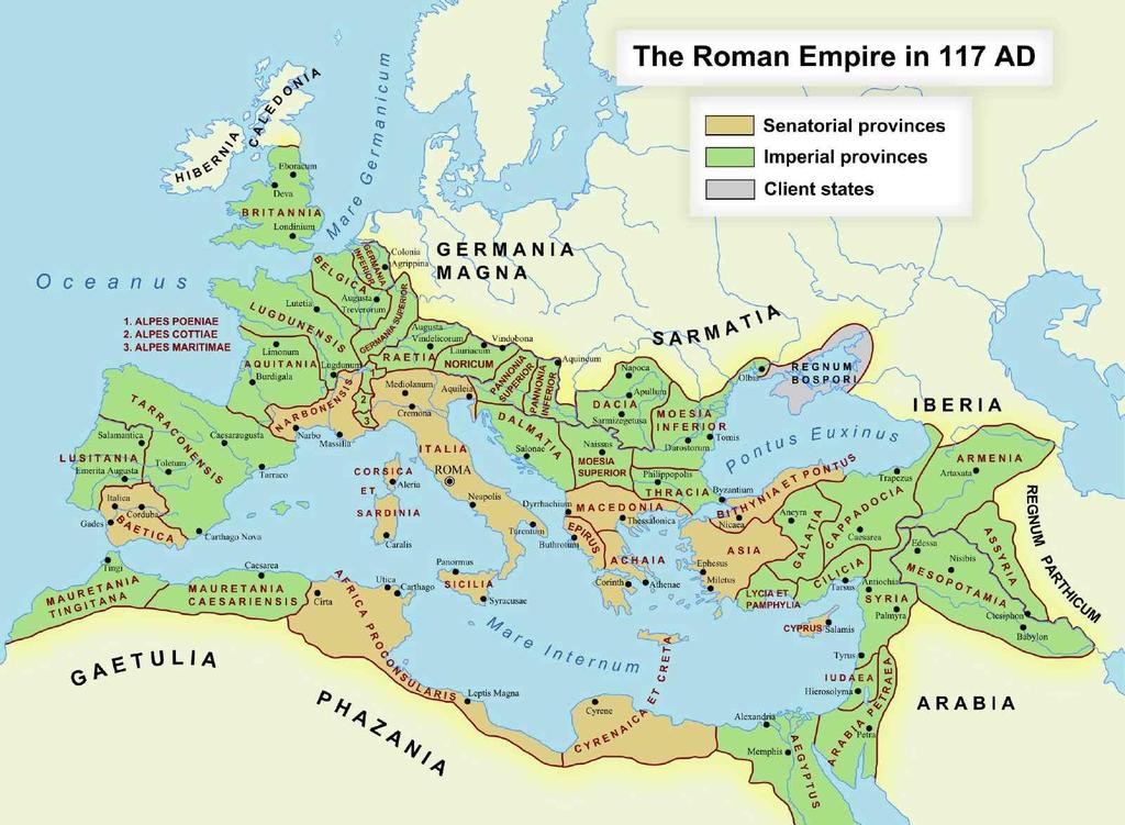 KA5: De groei van het Romeinse imperium waardoor de Grieks-Romeinse cultuur zich