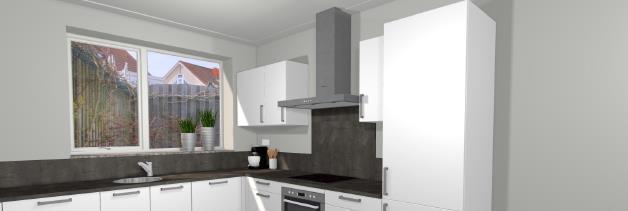 Keukenfront Uw keuken wordt standaard vervaardigd en opgeleverd met een wit front. U kunt kiezen voor oplevering in een andere kleur.