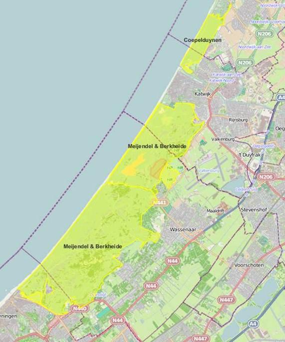 Afbeelding 20 Natura 2000-gebieden in de nabijheid van het plangebied Ontgrondingenvergunning Op basis van de Ontgrondingenverordening van de Provincie Zuid-Holland kan worden bepaald of het