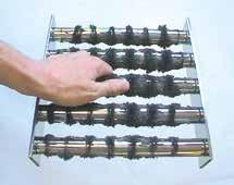 Vierkant rooster Roostermagneten zijn zeer efficiënt in het verwijderen van ijzerhoudende verontreinigingen