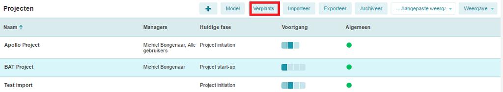 Basisfuncties Nieuwe map maken 3.11 Items verplaatsen PTB geeft veel flexibiliteit wanneer het aankomt op items verplaatsen.