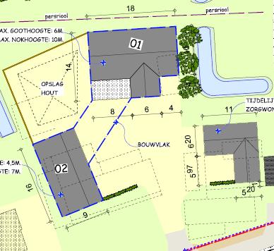 9 van het bestemmingsplan Buitengebied geeft het college de bevoegdheid het bouwvlak te wijzigen. Beschrijving plan Op Achterkade 4/4a in Meerkerk is een houthandel gevestigd.