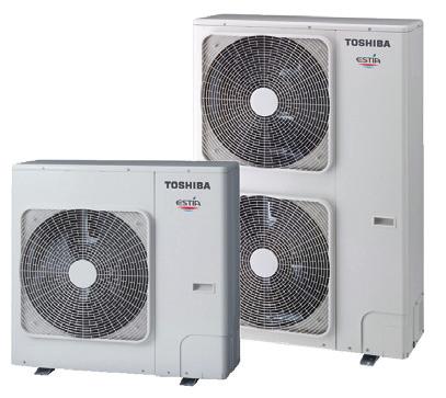 Alle buitendelen zijn voorzien van geavanceerde, energiebesparende invertertechniek en hoogwaardige TOSHIBA twin rotary compressoren.