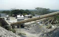 De aggregaten uit de groeven van OQM in het noorden van India worden gebruikt voor grote infrastructuurwerken zoals snelwegen, spoorwegen en racecircuits.