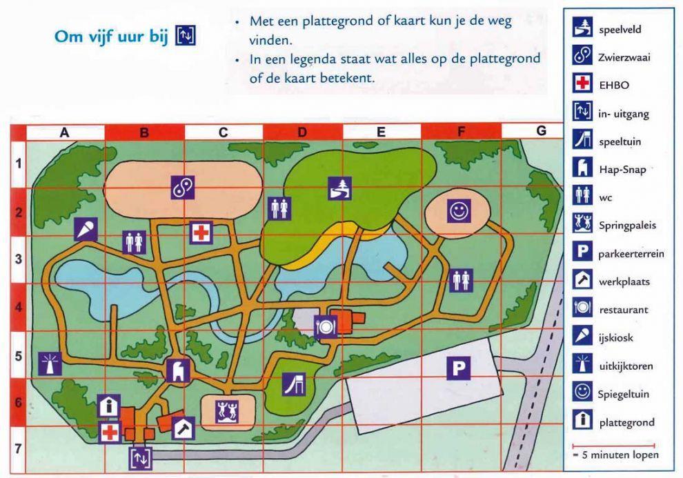 Les 3 Kaartlezen Toets (stap 4: evaluatie/slot opdracht) Speelparadijs Gebruik voor de volgende vragen bron 1 (Het speelparadijs). Vraag 1: Devon is in het speelparadijs in de spiegeltuin.