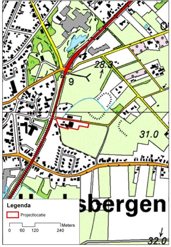2 1. INLEIDING De initiatiefnemer is voornemens aan de Smitterijweg 8 te Haaksbergen (zie figuur 1a en 1b) een aantal schuren te slopen en een deel van de bestaande schuren om te bouwen naar een