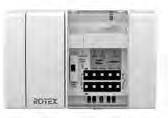 Warmteverdeling Kamerthermostaat voor vloerverwarmingssystemen, ROTEX Monopex, System 70 Ideaal in combinatie met omkeerbare warmtepompen dankzij eenvoudige schakeling tussen verwarmings- en