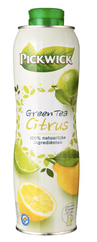 Basis isotone sportdrank: Pickwick Green Tea Citrus Hoeveelheid koolhydraten in siroop: 67 g/100 ml 30 ml siroop 470 ml water 0,12 / 500 ml 45 ml siroop 455 ml