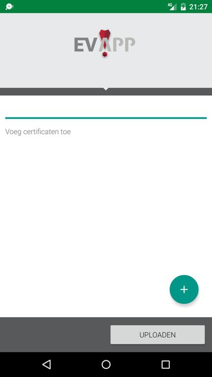 Tijd om certificaten toe te voegen. Dit zijn diploma s, attesten, badges, etc. welke aantonen dat jij een opleiding hebt genoten waarin je reanimatie is aangeleerd.