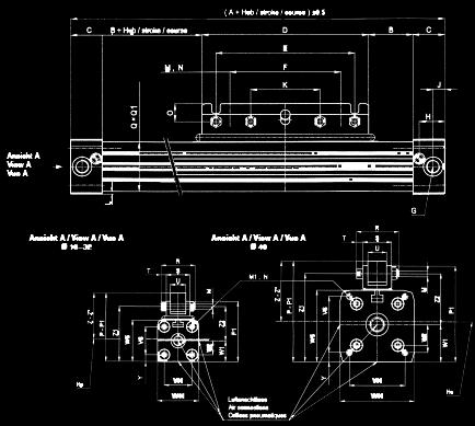 M6 14 M6 12 86 82 40 300 45 30 150 110 90 1/4 24 15 55 M6 14 M6 12 97 93 40L 500 70 30 300 240 180 1/4 24 15 120 M6 14 M6 12 97 93 ø QxQ1 R S T U VH WH VS WS W1 W2 Y Z1 Z2 Z Z* 16 24x24 27 18 4 10 18