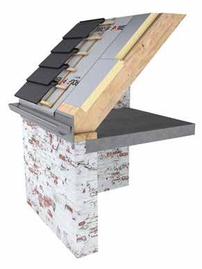 ISOLATIE VOOR HELLENDE DAKEN Stel: U wilt de zolder van uw project als kamer inrichten, maar het dak is niet geïsoleerd.