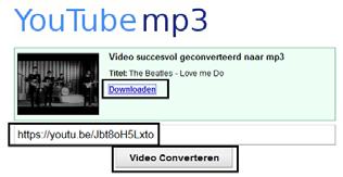 De site die ik heb gebruikt heet YouTube-mp3, hiervoor heb je geen account nodig.