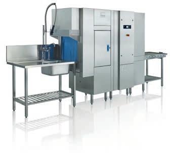 warmteterugwinning en drogen Energieverbruik** 21,7 kw incl. warmteterugwinning en drogen Lengte van de machine 1550 mm excl. drogen / 2150 mm incl.