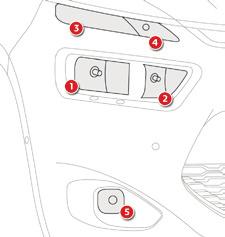 Praktische informatie Een lamp vervangen Verlichting vóór Elektrocutiegevaar Het vervangen van een xenonlamp (D5S-25W) moet worden uitgevoerd door het CItroËN-netwerk of door een gekwalificeerde