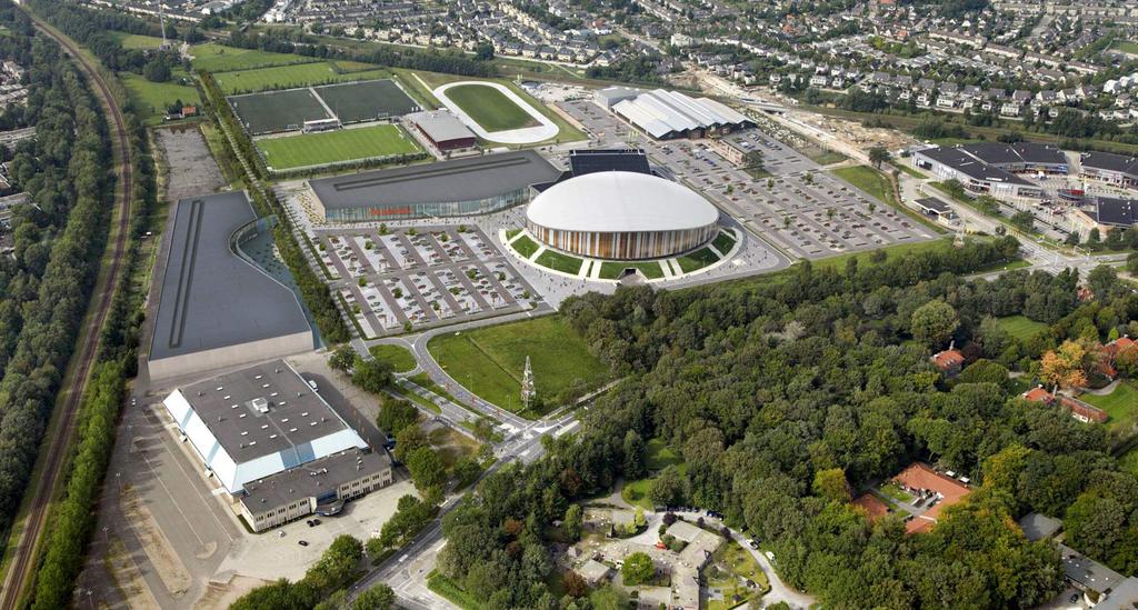 OVERIGE SPORT voetbal, atletiek, schaatsen FASE 1 DE VOORWAARTS 22.000 m2 GEREALISEERD! OMNISPORT SPORTHAL 6.000 m2 INTRATUIN 12.