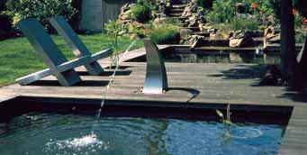 Vijverschalen PE architectonisch Heldere, rechte lijnen voor de moderne watertuin Robuust HDPE-bassin Modern, hoekig design Grote wanddikte Stabiele rand (45 cm hoog) Inbouw uitsluitend in de grond