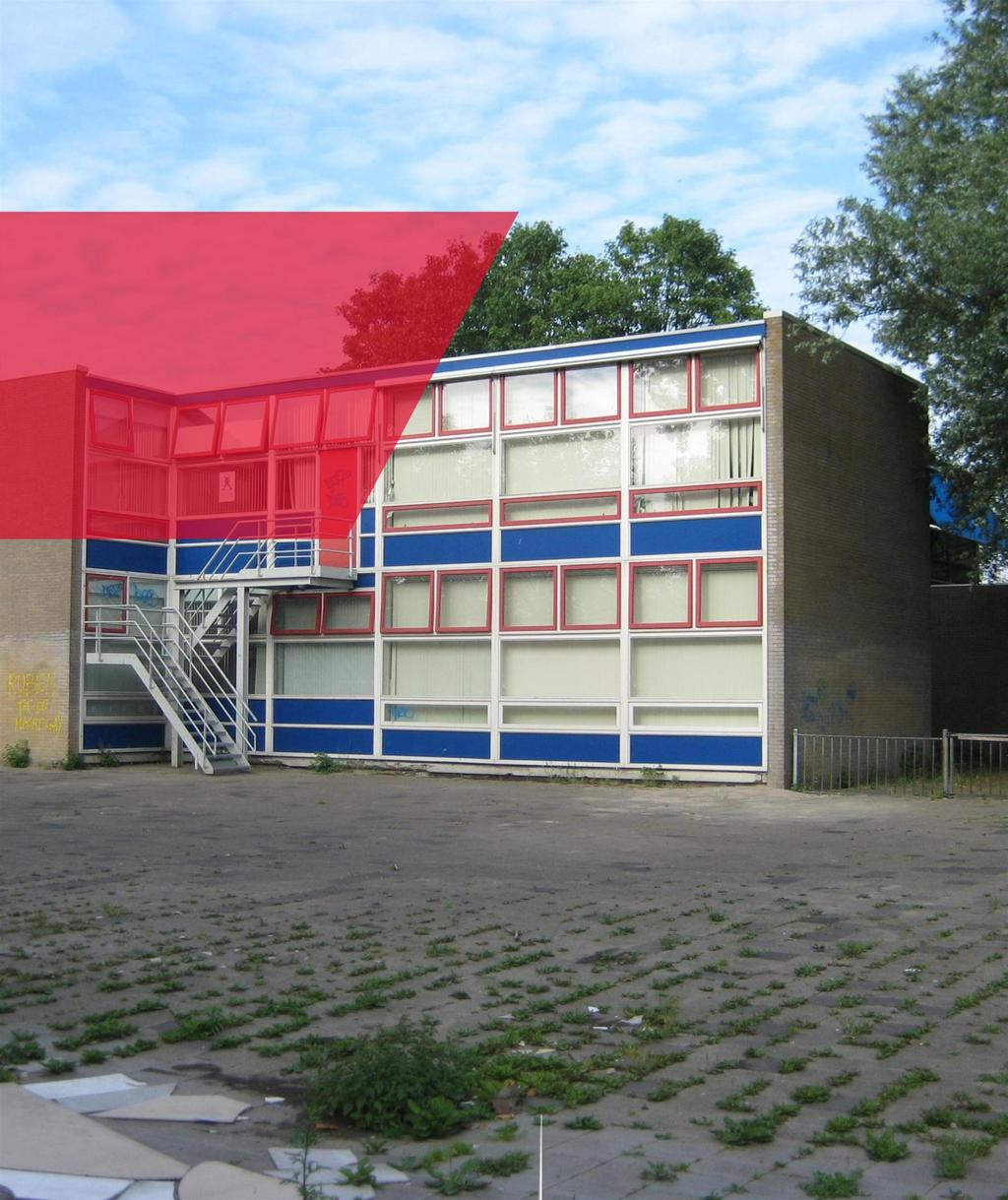 Te koop Voormalig schoolgebouw Saffraanstraat 105, Hoogvliet Rotterdam