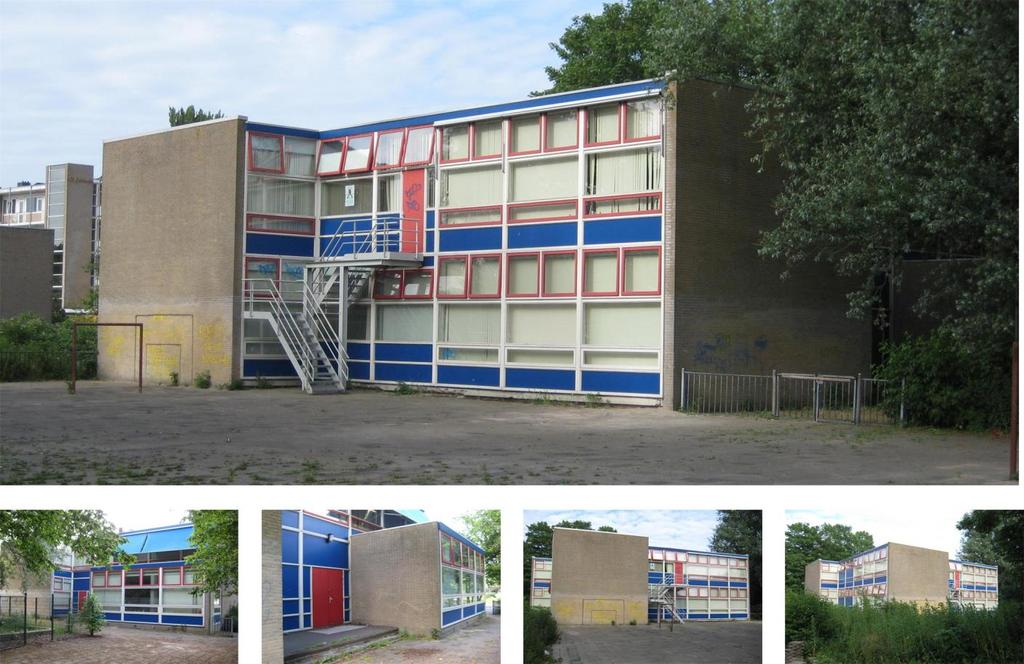 T e koop Voormalig schoolgebouw Voormalig schoolgebouw in twee bouwlagen gelegen in een groene omgeving.