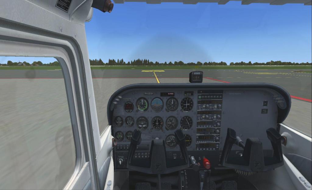 Referentie vlucht Cockpit view: Virtual Cockpit, 0.