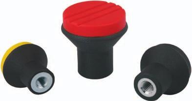 K0251 Paddenstoelknoppen met binnendraad Paddenstoelknoppen van Novo Grip zijn absoluut veilige, snelle en gemakkelijk te bedienen grijpwerktuigen.